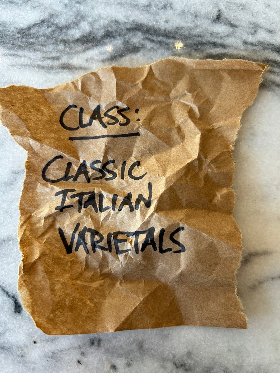 Class: Classic Italian Regions Wed., Nov. 13th, 8pm