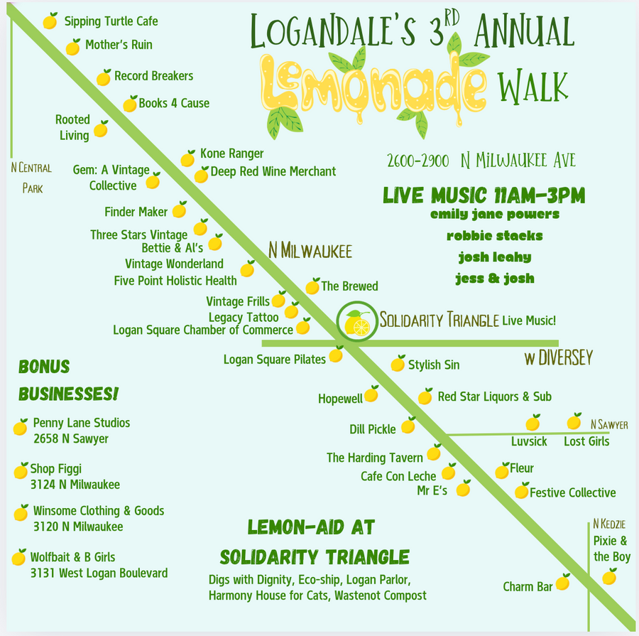 LoganDale Lemonade Walk 7/25 1pm-5pm
